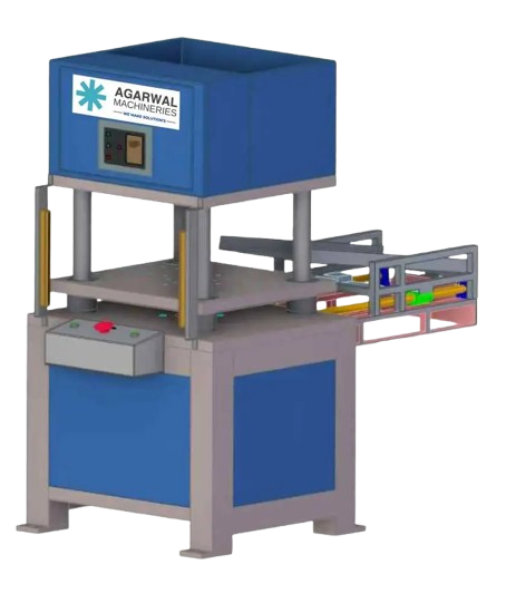 Semi Automatic Edge Trimming Tableware Machine
