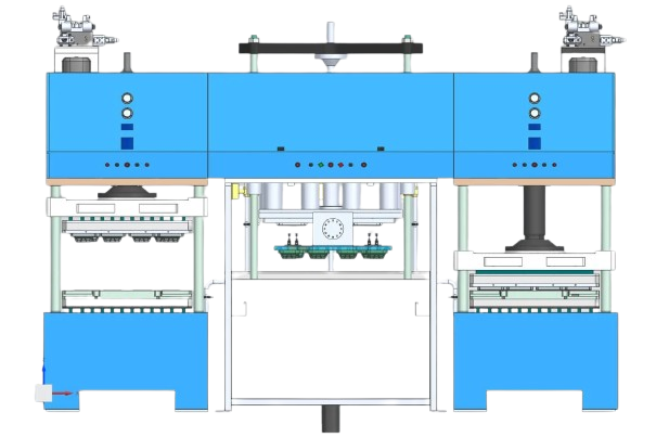 Semi-Automatic Pulp Moulding Machine